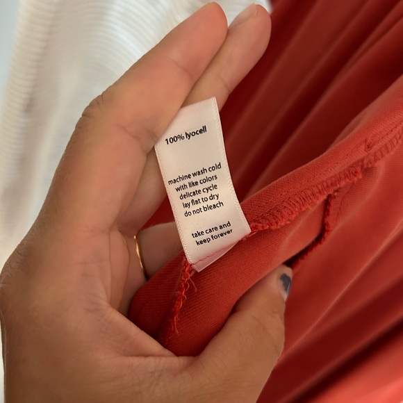 Selva Negra NWT Anita Maxi Wrap Dress Size 4 Orange Fuego - Picture 6 of 6